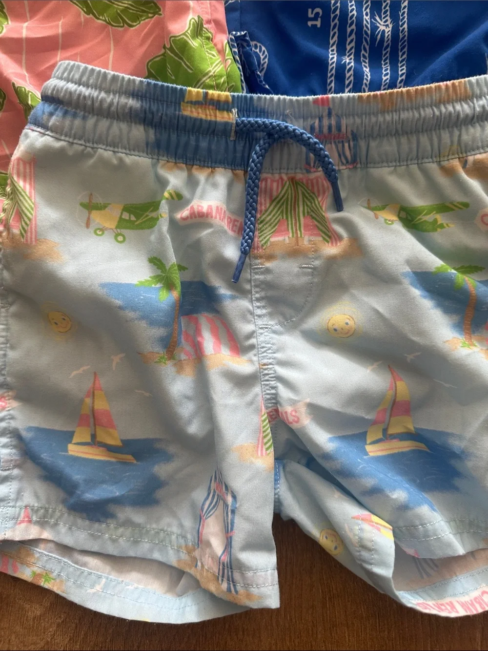 TBBC 3T boys swim trunks three pairs of